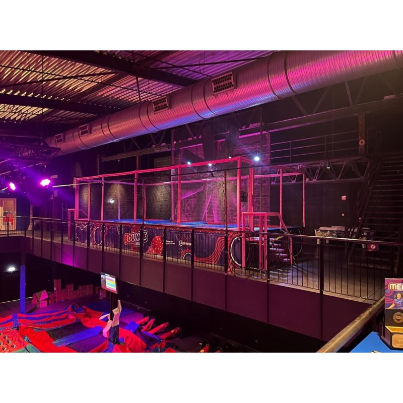 Camas elásticas en batería rectangulares