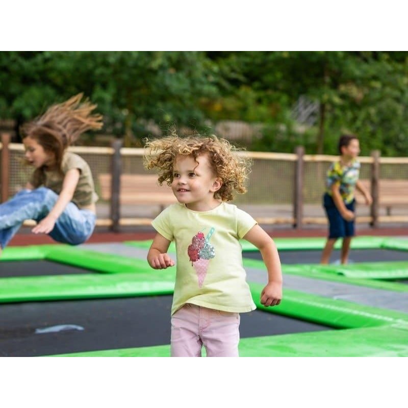 Camas elásticas en batería rectangulares