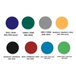 Camas elásticas en batería rectangulares