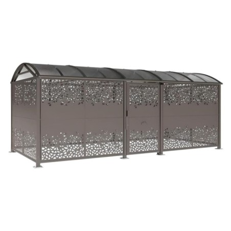 Refugio para bicicletas con puerta CHAPA XL