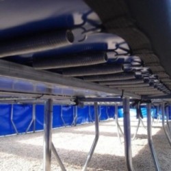 Camas elásticas en batería cuadradas