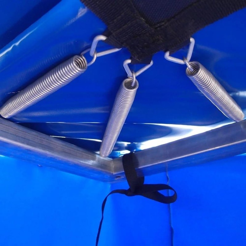 Camas elásticas en batería cuadradas