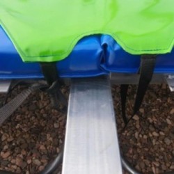 Camas elásticas en batería cuadradas