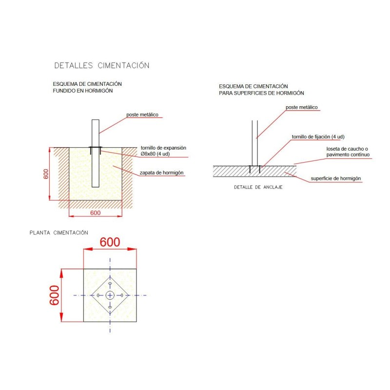 Cesto de basquetebol antivandalismo