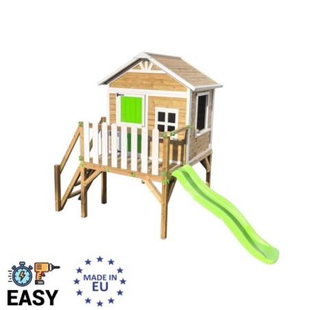 Casita elevada MASGAMES FLAM [90 cm] madera panelada