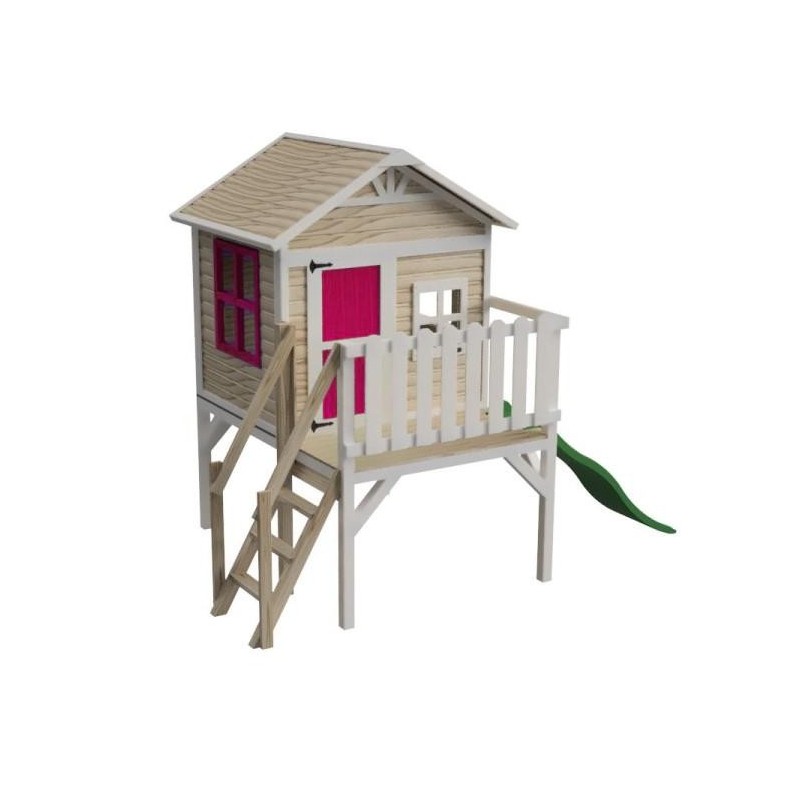 Casita elevada MASGAMES FLAM [90 cm] madera panelada