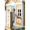 MASGAMES VISBY casa de brincar elevada [60 cm de altura] madeira com painéis