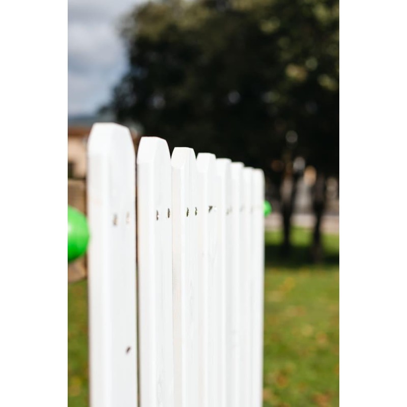 MASGAMES VISBY casa de brincar elevada [90 cm de altura] madeira com painéis