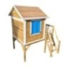 MASGAMES VISBY casa de brincar elevada [90 cm de altura] madeira com painéis