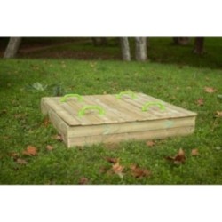 Caixa de Areia com tampa de madeira MASGAMES OBEN