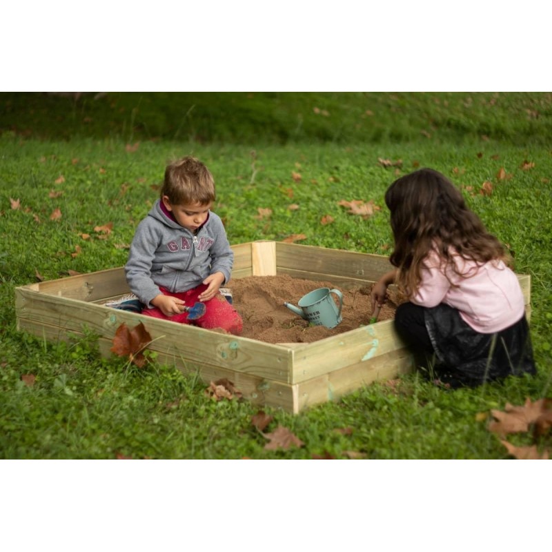 Caixa de Areia com tampa de madeira MASGAMES OBEN