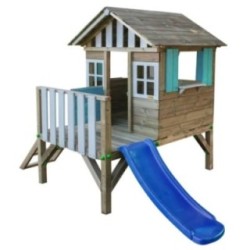 Casita infantil elevada MASGAMES LOLLIPOP AZUL