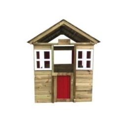 Casinha infantil de madeira MASGAMES MORANGO DELUXE XL