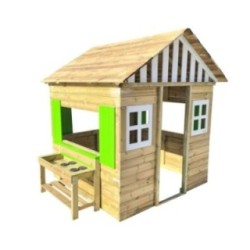 Casita infantil de madera MASGAMES LOLLIPOP XXL HORECA con cocinita