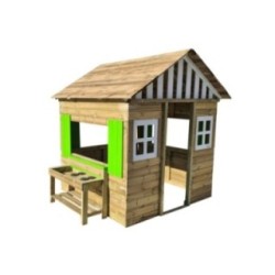 Casita infantil de madera MASGAMES LOLLIPOP XXL HORECA con cocinita