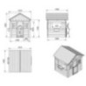 Casita infantil de madera MASGAMES LOLLIPOP XL VERDE