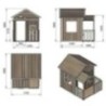 Casita infantil MASGAMES Olden HORECA madera panelada