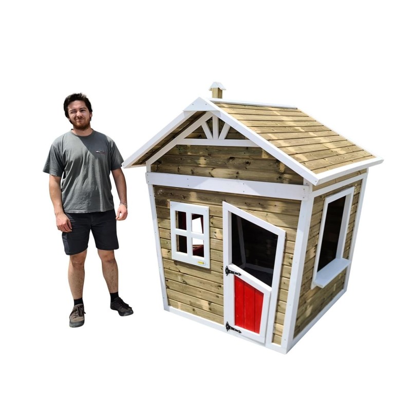 Casita infantil MASGAMES FADA madera panelada