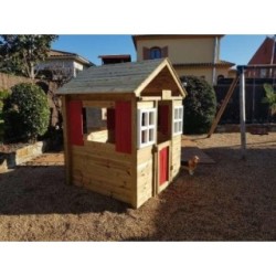 Casinha infantil de madeira MASGAMES MORANGO XL