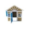 Casita infantil MASGAMES VISBY madera panelada
