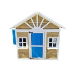 Casita infantil MASGAMES VISBY madera panelada