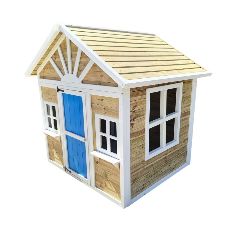 Casita infantil MASGAMES VISBY madera panelada
