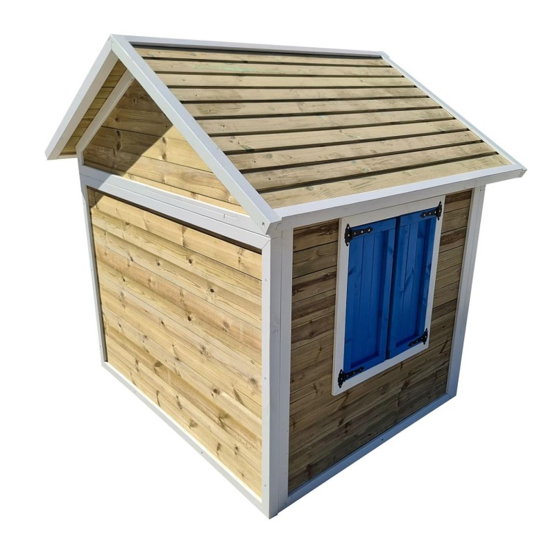 Casita infantil MASGAMES VISBY madera panelada
