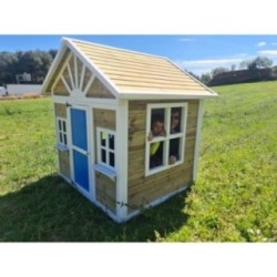 Casita infantil MASGAMES VISBY madera panelada