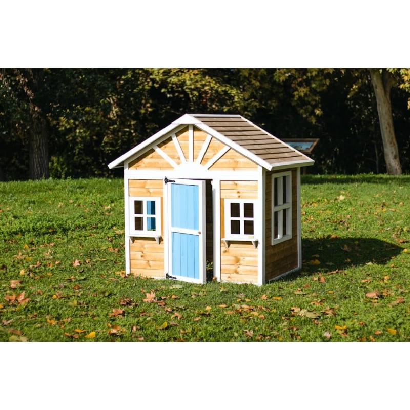 Casita infantil MASGAMES VISBY madera panelada