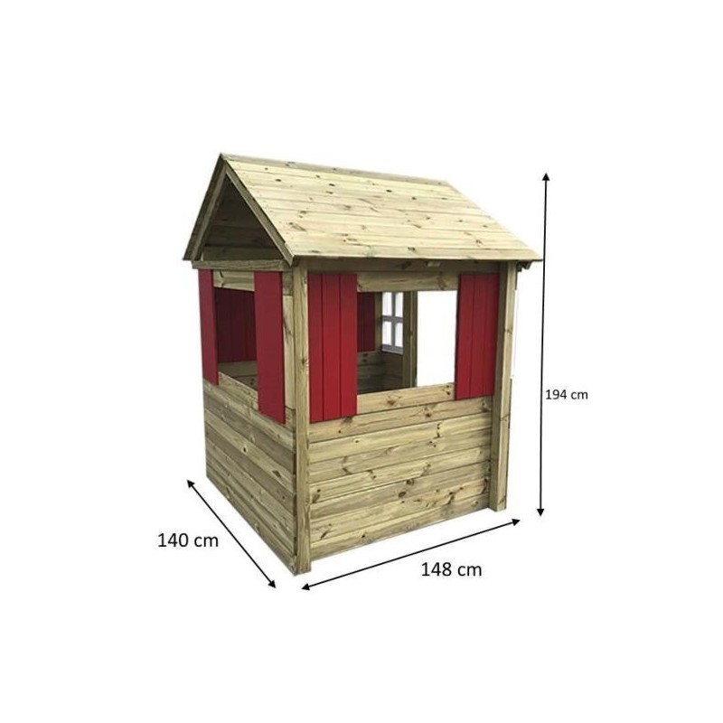 Casita infantil MASGAMES Fresita XL School