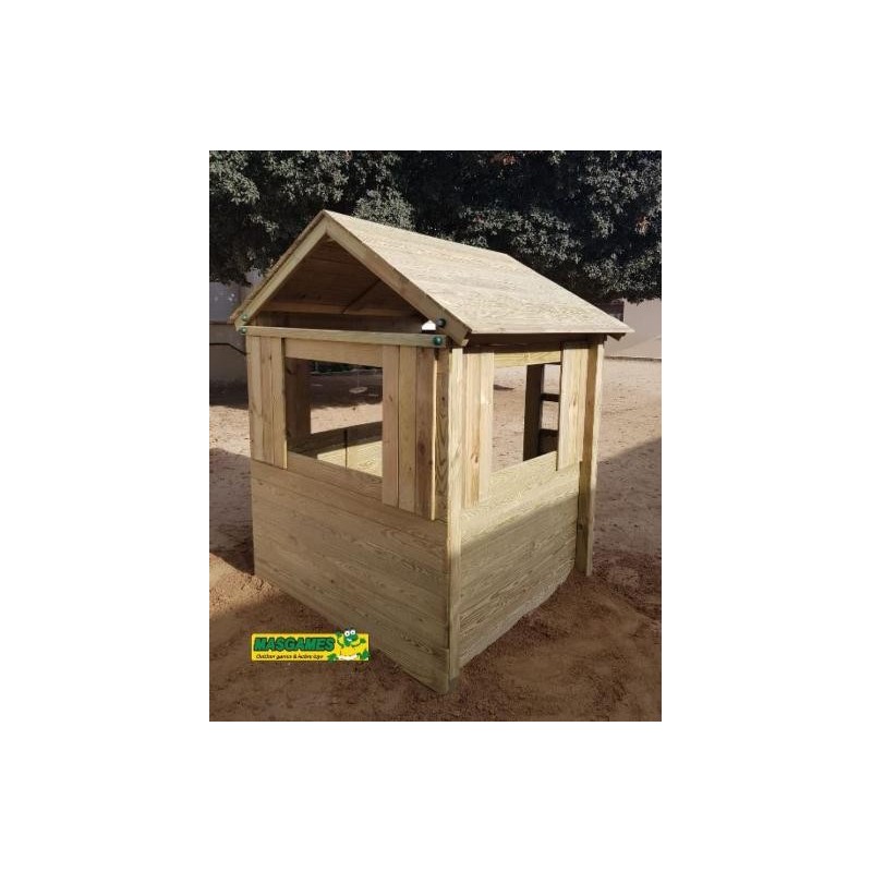 Casita infantil MASGAMES Fresita XL School (sin pintar)