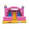 Hinchable Double Slide Fun Pink Castle