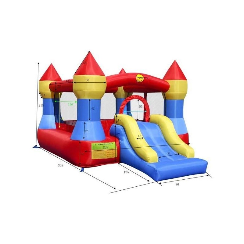 Castelo insuflável Castello
