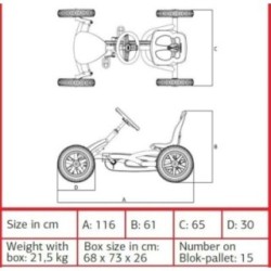 Coche de pedales BERG Buddy FENDT