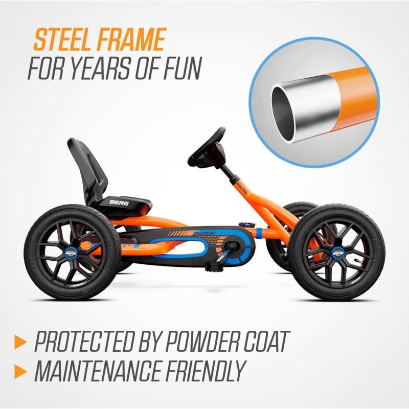Coche de pedales BERG Buddy B-ORANGE