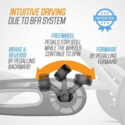 Coche de pedales BERG Buddy B-ORANGE