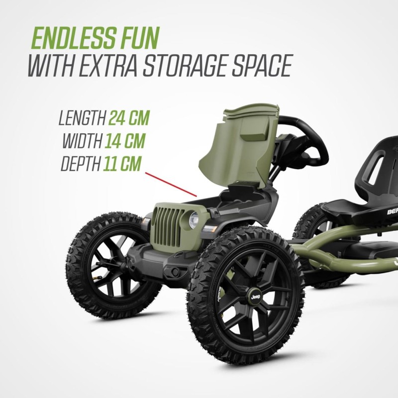 Coche de pedales BERG Buddy JEEP WRANGLER
