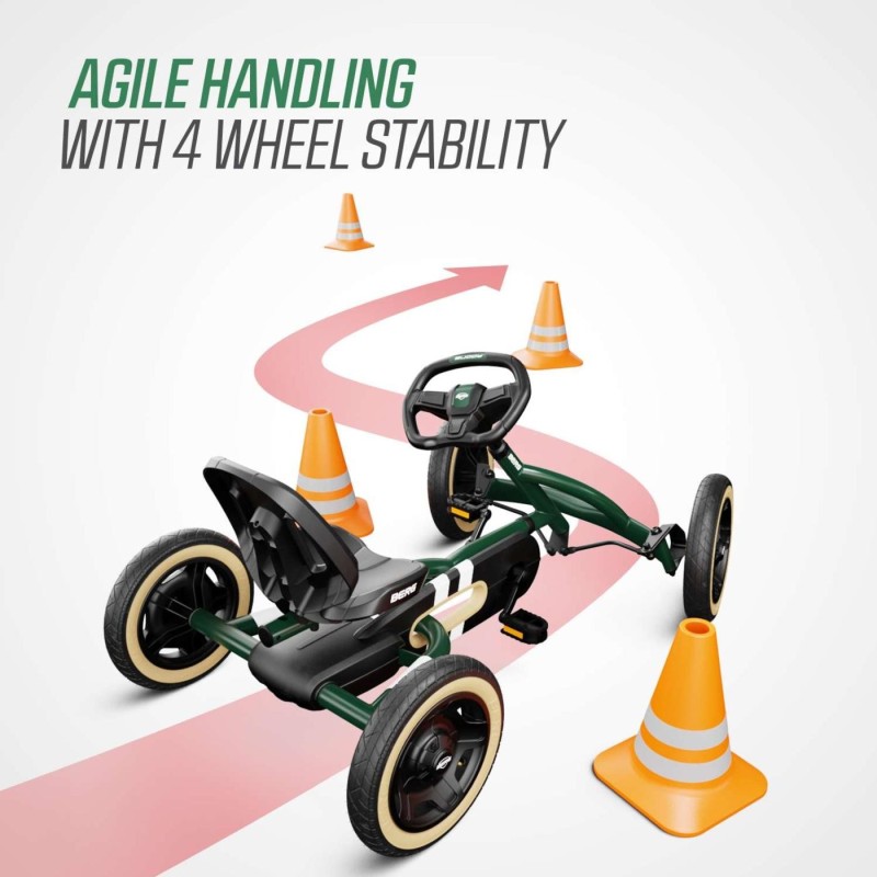 Carro a pedais BERG Buddy Retro Green