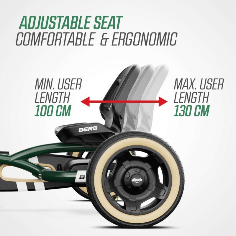 Carro a pedais BERG Buddy Retro Green
