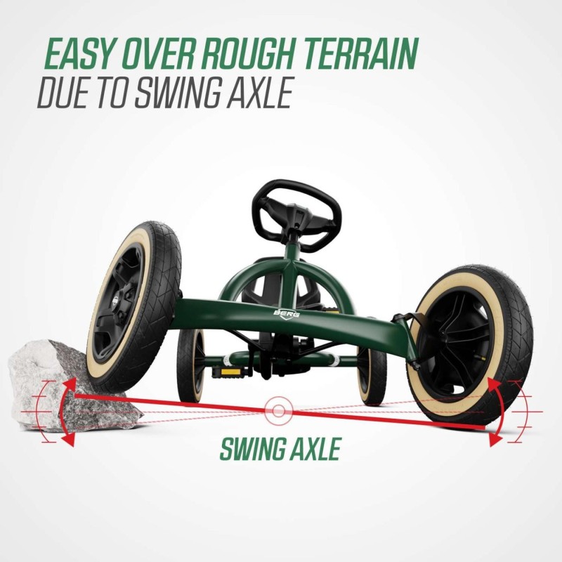 Carro a pedais BERG Buddy Retro Green