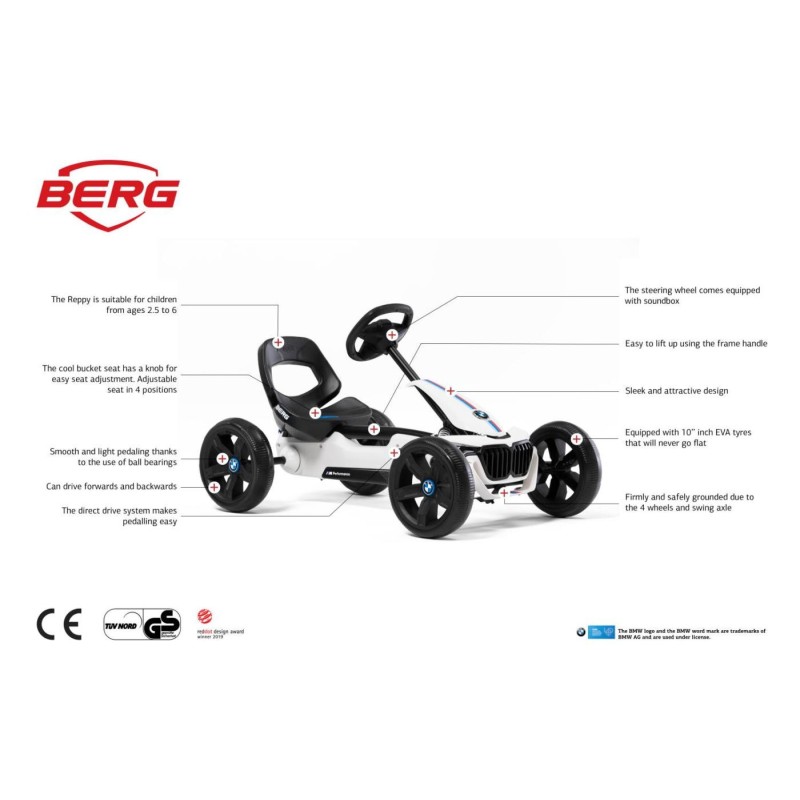 Carro a pedais BERG Reppy BMW
