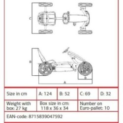 Coche de pedales Ford Mustang GT
