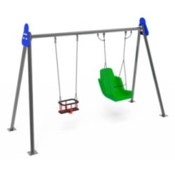 Baloiço Bilugar Inox Inclusivo