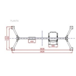 Gronxador Biplaça Metàl·lic Inclusiu