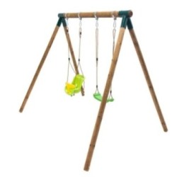 Columpio doble Masgames KIBO XL + asiento bebé