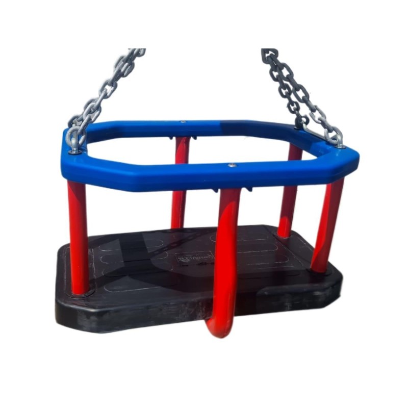 Asiento de bebé de caucho con cadenas MASGAMES Inox