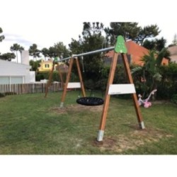 Columpio PERSÉPOLIS doble + asiento nido