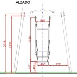 Gronxador Duo CHAXI pla + bebè