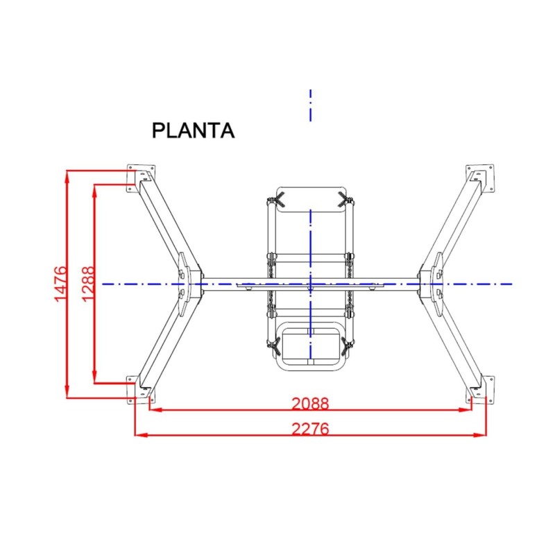 Gronxador Duo CHAXI pla + bebè