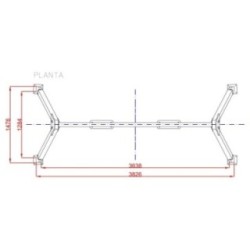 Baloiço bilugar assentos planos